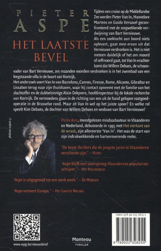 Pieter Aspe - Het laatste bevel - Afbeelding 2