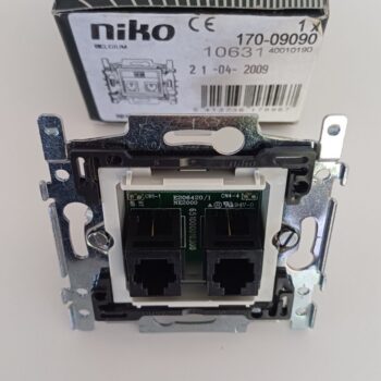 Niko sokkel inbouw ADSL splitter 170-09090