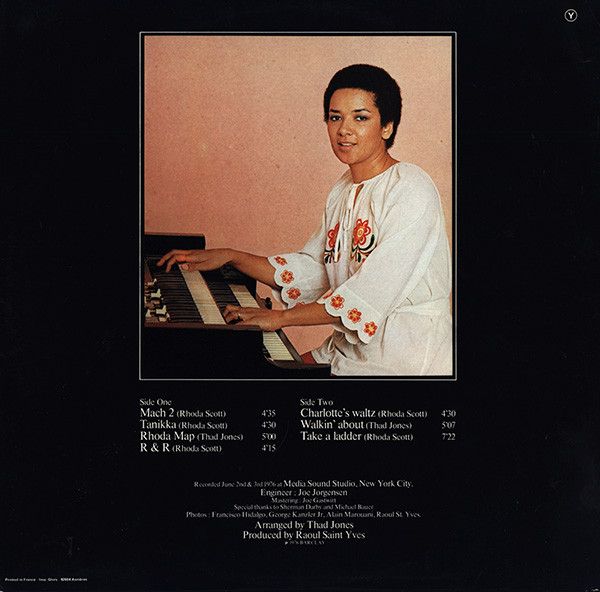 Rhoda Scott – Rhoda Scott In New York