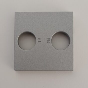 Niko Original Silver centraal plaatje TV/FM 103-69702