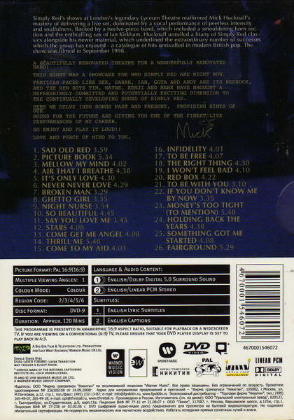 Simply Red – Live In London - Afbeelding 2