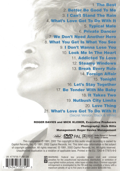 Tina Turner – Simply The Best - The Video Collection - Afbeelding 2
