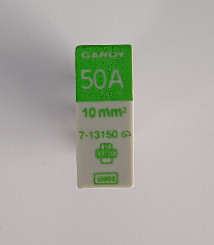 Gardy penzekering 50A 220/380V 20mm 13150