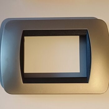 Bticino Living Titanium afdekplaat 3 modules L4803TC