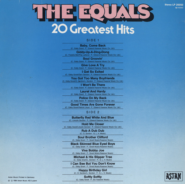 Equals, The – 20 Greatest Hits - Afbeelding 2
