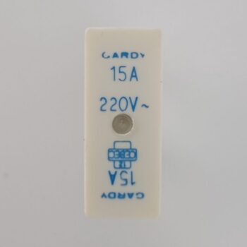 Gardy penzekering 15A 220V 20mm 19115 gebruikt