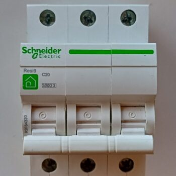 Schneider automaat/zekering 3P 20A 400V curve C R9F64320