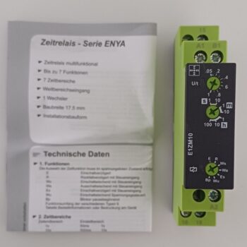 Tele relais multifuctioneel 12-240V AC/DC, 1xNO , 0.05s-100u E1ZM10 12-240V AC/DC