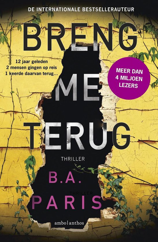 B.A. Paris - Breng me terug