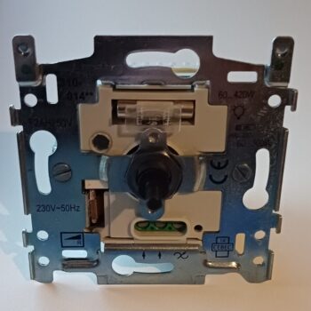 Niko sokkel inbouw dimmer draaiknop 420W, 2-draads 310-01400 gebruikt