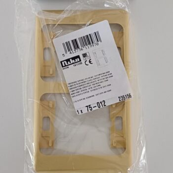 Niko PR20 Soft Sahara afdekplaat tweevoudig verticaal 75-012