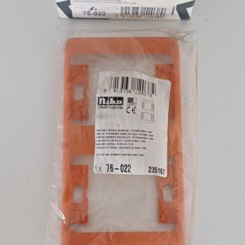 Niko PR20 Soft Terracotta afdekplaat tweevoudig verticaal 76-022