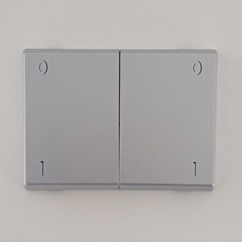 Niko da Vinci Sterling toets wandzender 4 contacten - symbool I / O 47-852-06