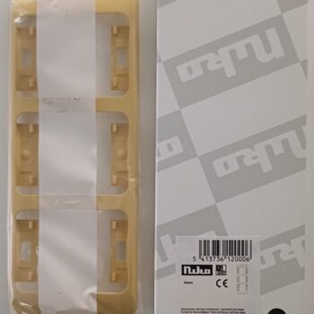 Niko PR20 Soft Sahara afdekplaat drievoudig verticaal 75-013