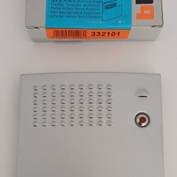 Bticino Terraneo Aluminium afdekplaat geluidsmodule 332101