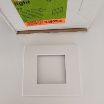Bticino Light Wit afdekplaat 2 modules 88x80mm N4802LB