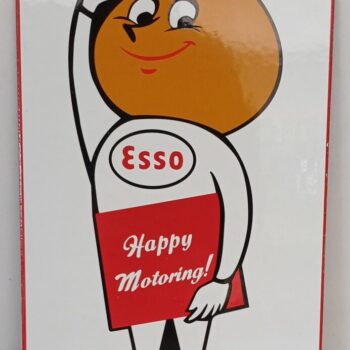 Emaille Reclamebord Esso 30cmx20cm