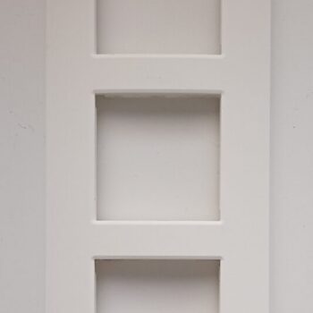 Niko Original White afdekplaat drievoudig verticaal 101-76300