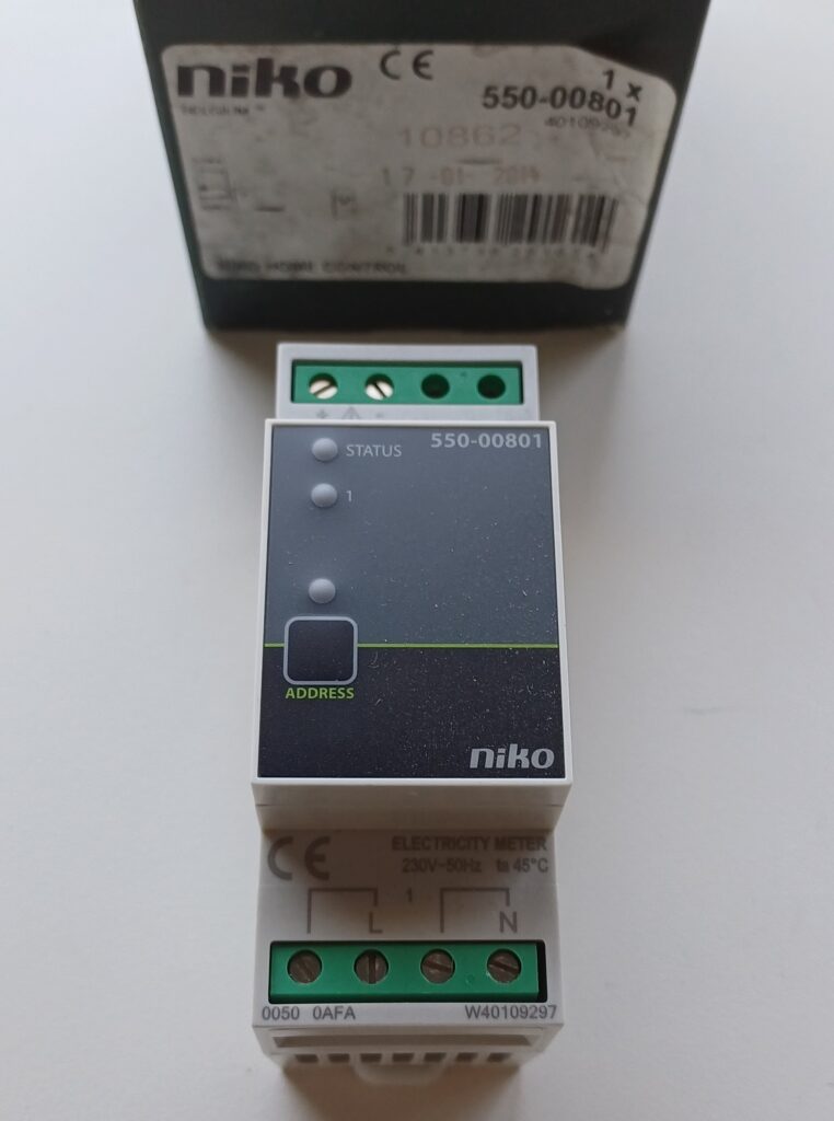 Niko Home Control Meetmodule elektriciteit 1 kanaal 550-00801
