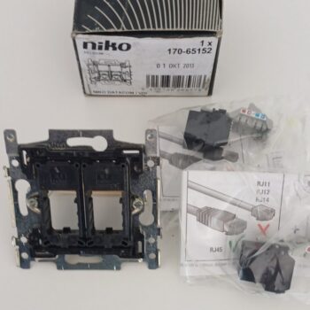 Niko sokkel RJ45-aansluiting UTP Cat. 5E 1x 170-65152