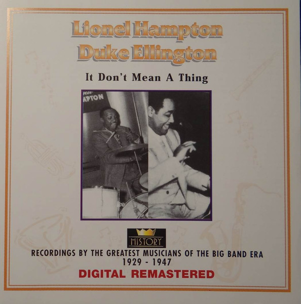 Lionel Hampton, Duke Ellington – It Don't Mean A Thing 2xCD