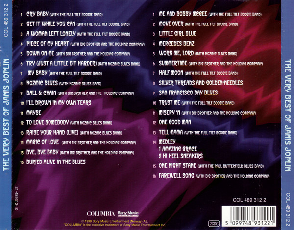 Janis Joplin – Absolute Janis 2xCD - Afbeelding 2