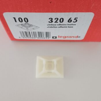 Voetstukje zelfklevend kleurloos voor kabelriem maximum breedte 4,6 mm 32065