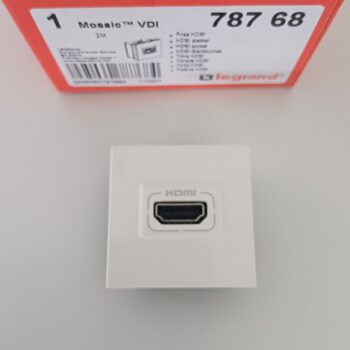 Legrand Mosaic wit HDMI contactdoos 78768