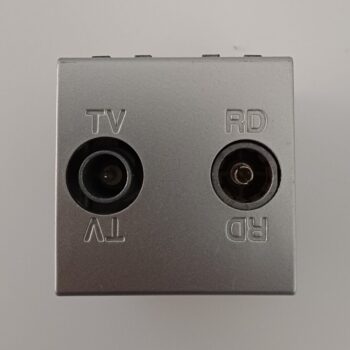 Bticino Light Tech tv en radio stopcontact NT4203D gebruikt