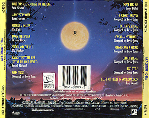 Trevor Jones / Various – Arachnophobia - Afbeelding 2
