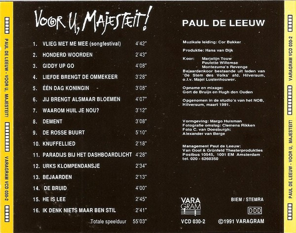 Paul de Leeuw – Voor U, Majesteit! - Afbeelding 2