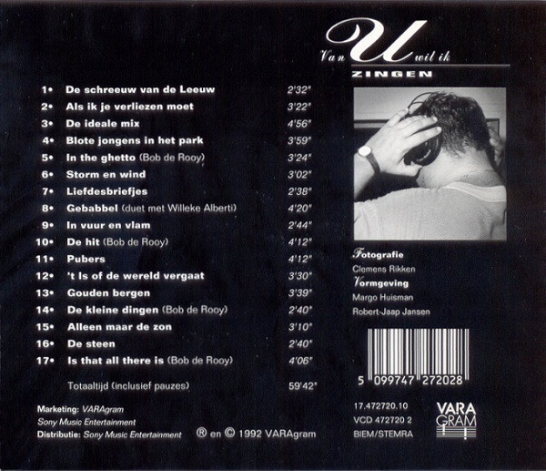 Paul de Leeuw – Van U Wil Ik Zingen - Afbeelding 2