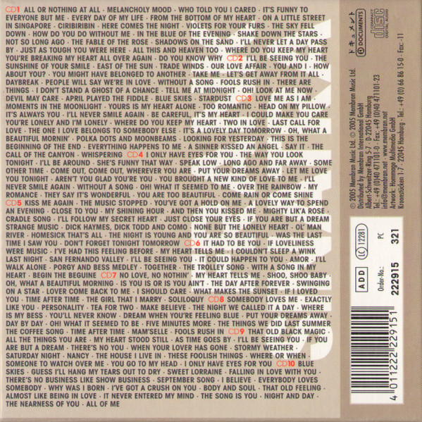 Frank Sinatra – (12 December 1915 - 14 May 1998) 10xCD BOX - Afbeelding 3