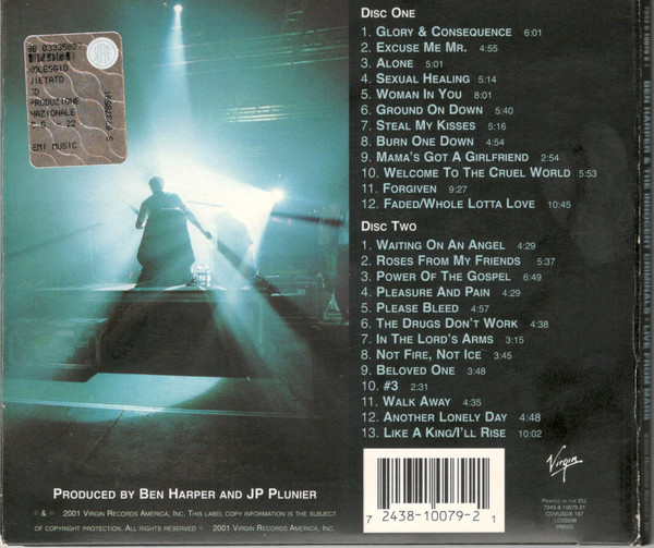 Ben Harper & The Innocent Criminals – Live From Mars 2xCD - Afbeelding 2