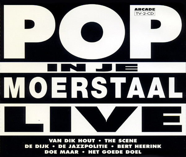Various – Pop In Je Moerstaal Live 2xCD
