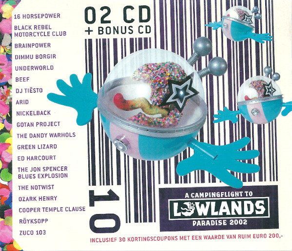 Various – A Campingflight To Lowlands Paradise 2002 3xCD