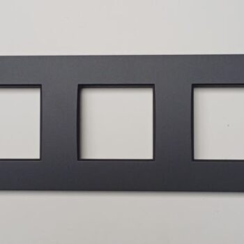Niko Intense Anthracite afdekplaat vijvoudig 122-76005
