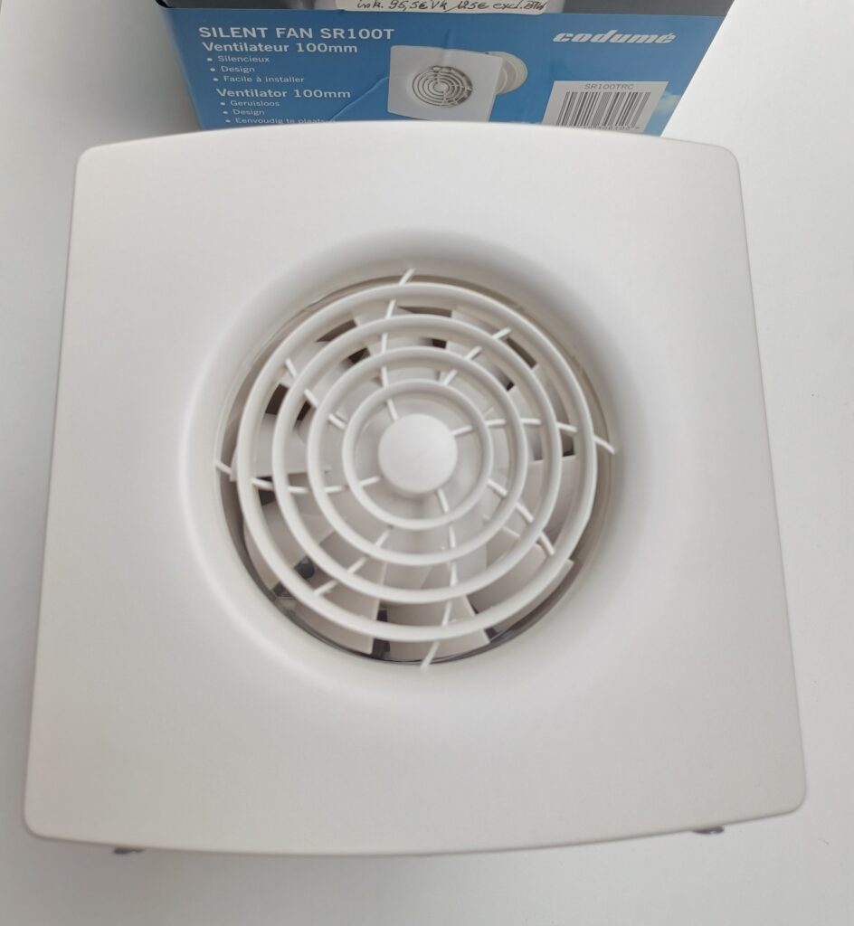 Ventilator stil met timer 100mm 96m³/u Condumé SR100T
