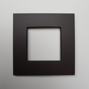 Niko Intense Dark Brown afdekplaat enkelvoudig verticaal 124-76100