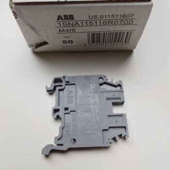 Aansluitklem dinrail 4mm² doos 39stuks ABB 1SNA115116R0700