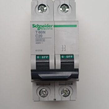 Schneider automaat/zekering 2P 400V 20A curve C 61018