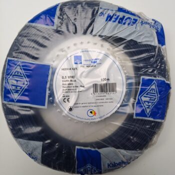 VTBst Kabel 0.5mm² blauw donker 100meter H05V-K VZT